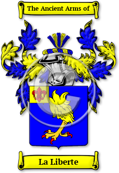 La Liberte Family Crest Download (jpg) Legacy Series - 150 DPI